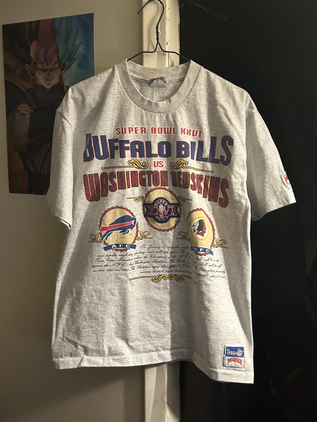 Super Bowl XXVI Buffalo Bills vs Washington Redskins T-Shirt