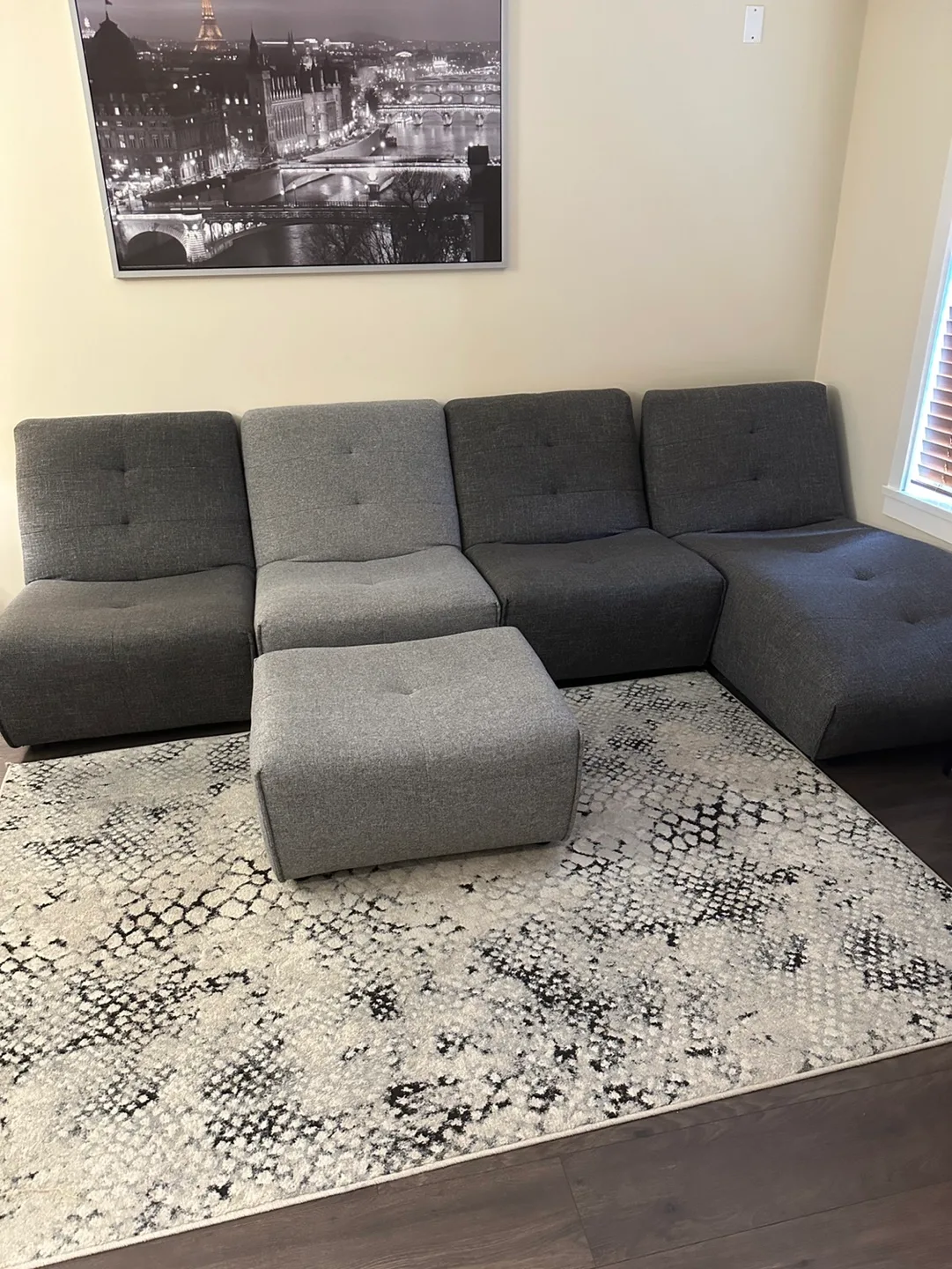 Modular Sectional Sofa with Ottoman image indicator(2)