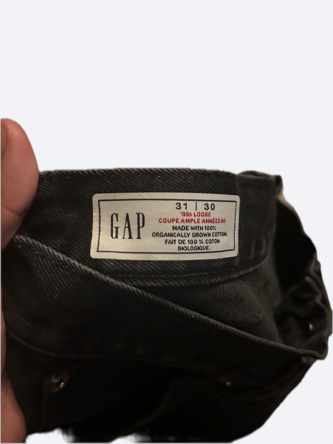 Gap 90s Loose Fit Black Jeans - Size 31x30 - photo 3