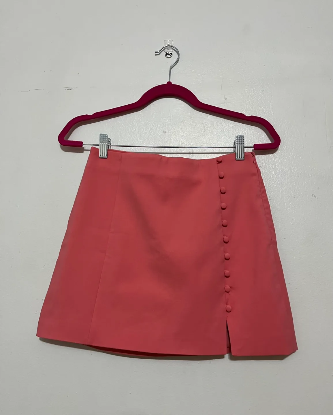 New Zara Pink Crop Top and Skirt Set Size S image indicator(4)