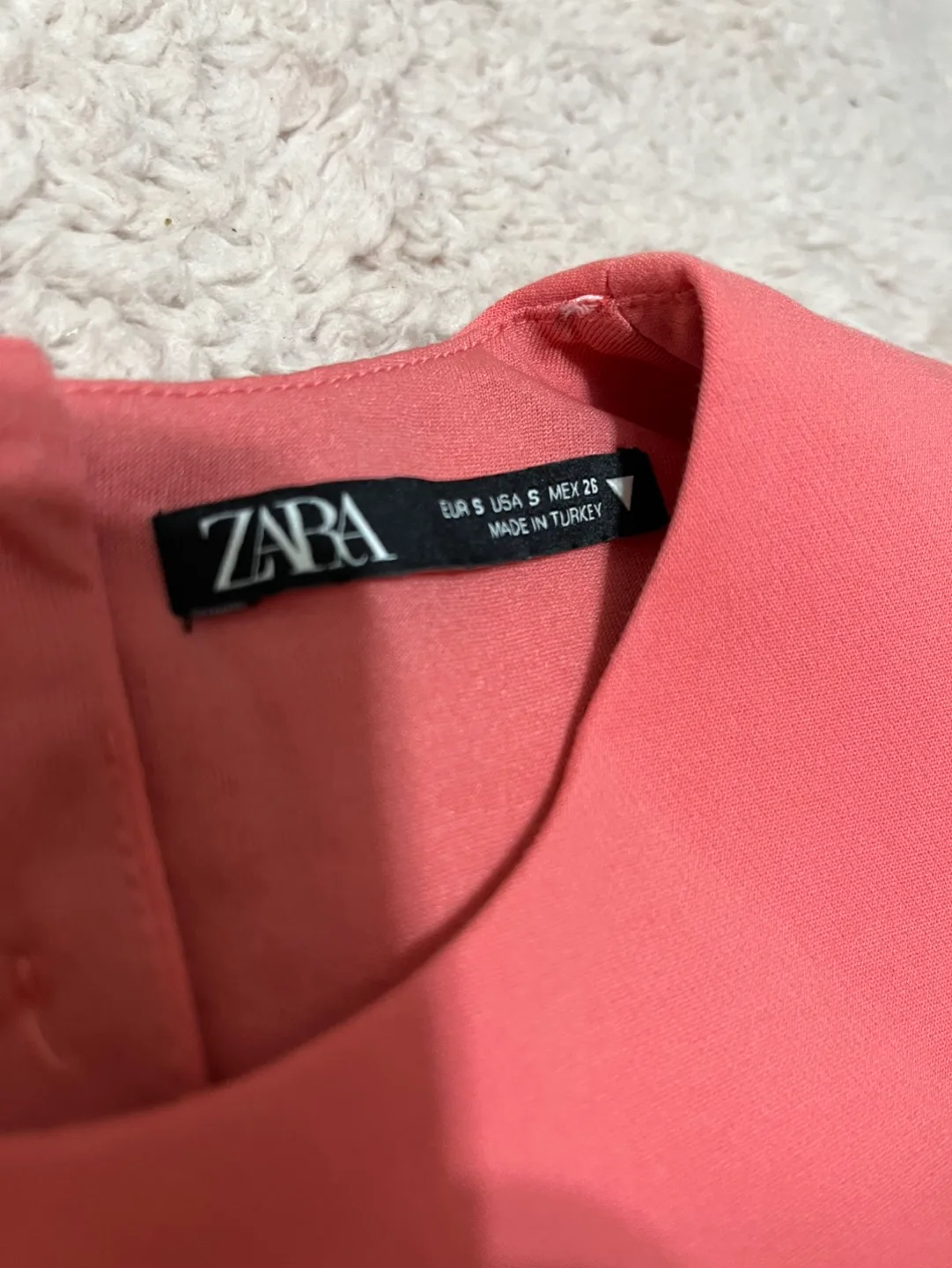New Zara Pink Crop Top and Skirt Set Size S image indicator(2)