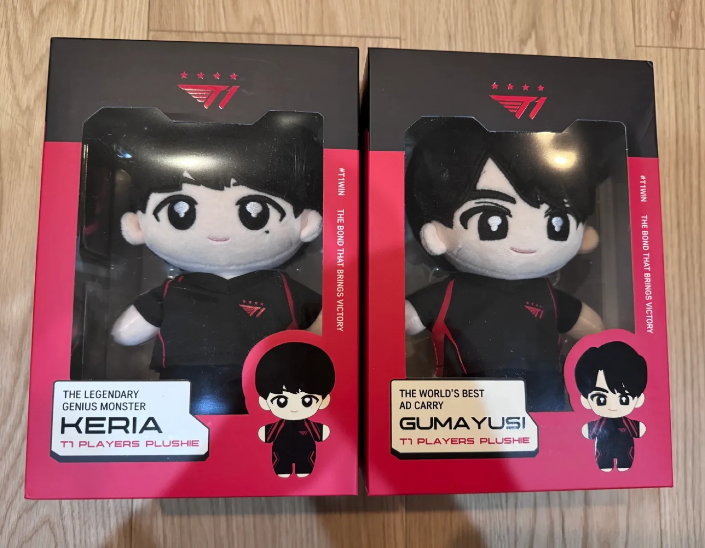 BRAND NEW T1 Players Plushies - Keria & Guma Yusi thumbnail