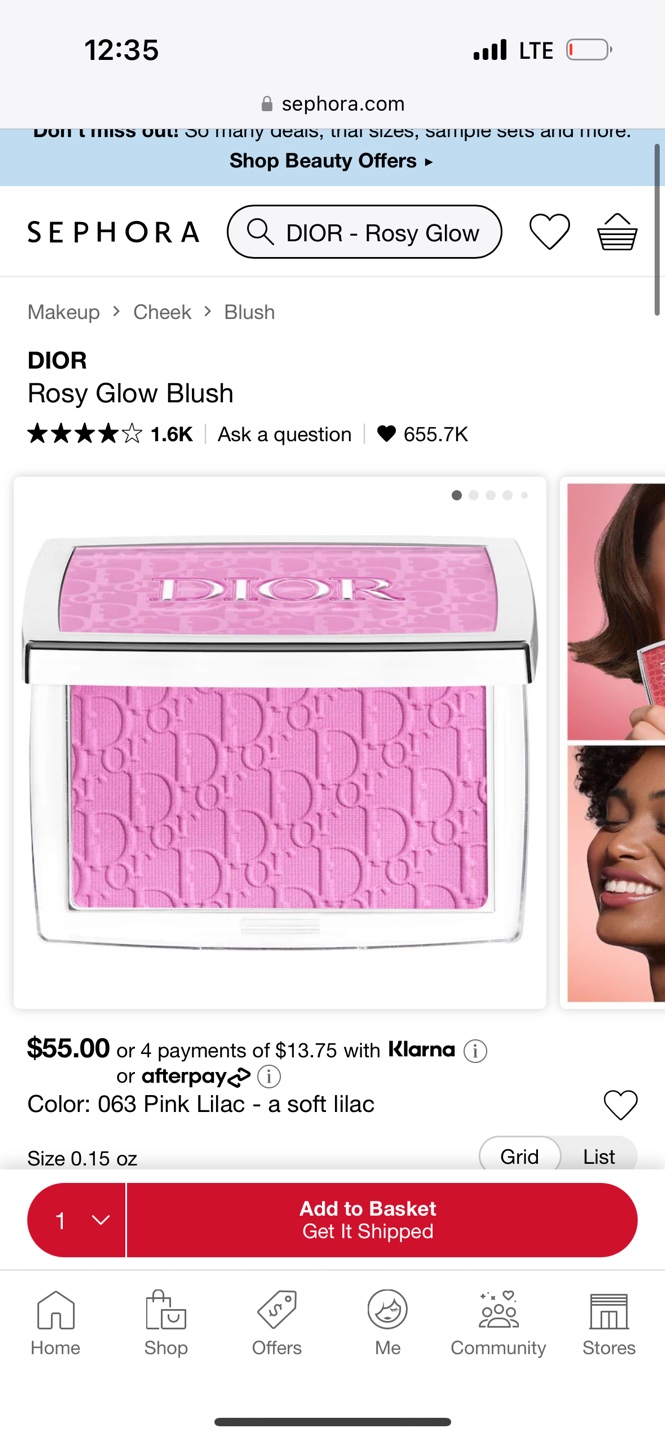 Dior Backstage Rosy Glow Blush - photo 4