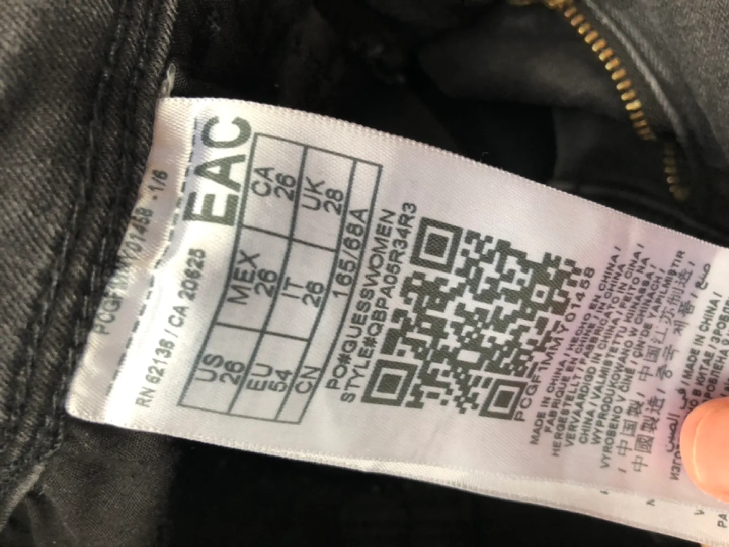 Guess Women's Black Skinny Jeans Size 28 image indicator(4)