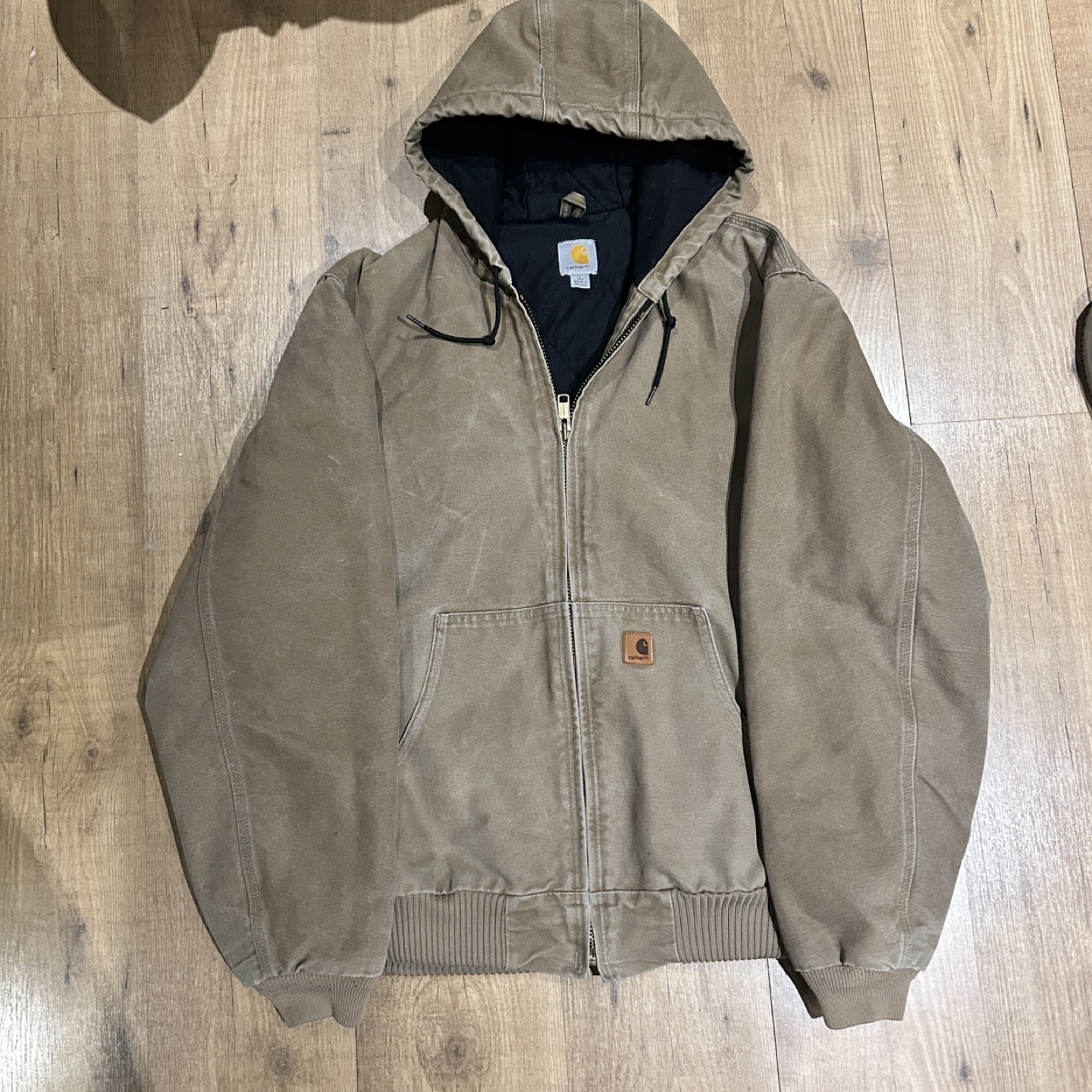 Carhartt Brown Hooded Jacket - Size L Tall - photo 4