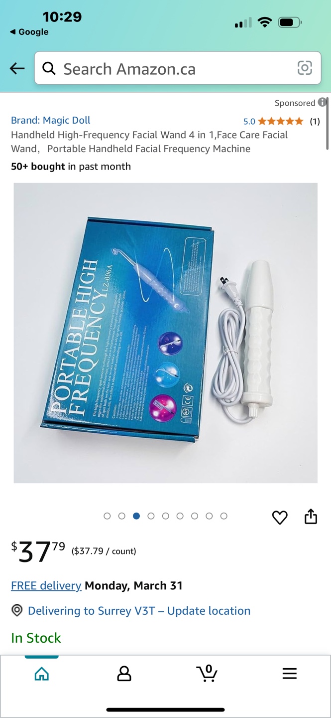 Magic Doll High-Frequency Facial Wand