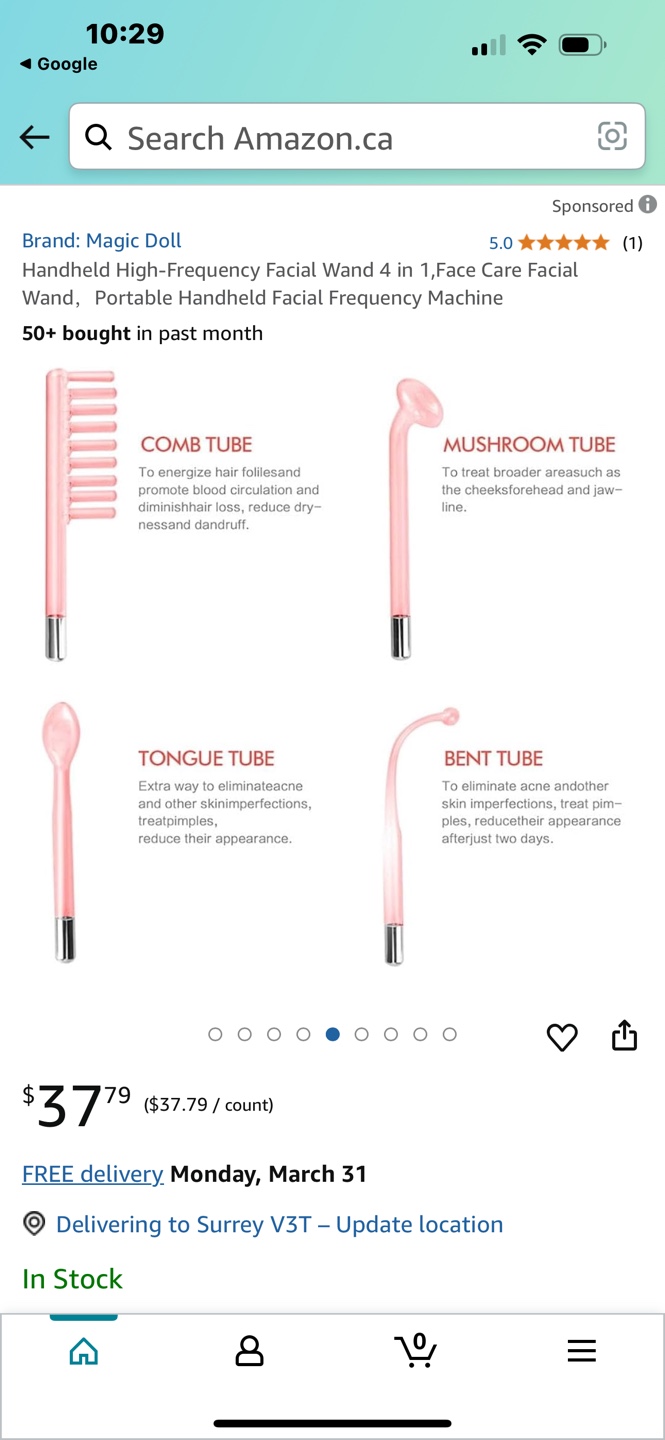 Magic Doll High-Frequency Facial Wand - photo 3