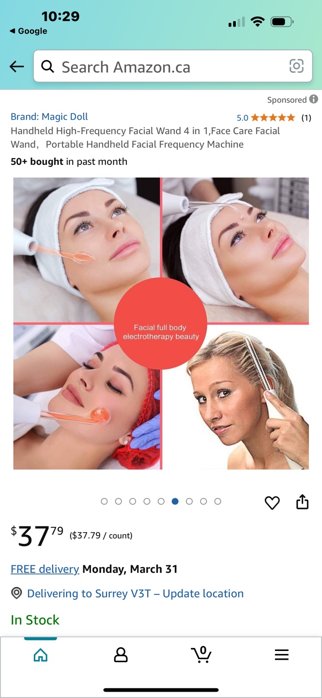 Magic Doll High-Frequency Facial Wand - photo 2