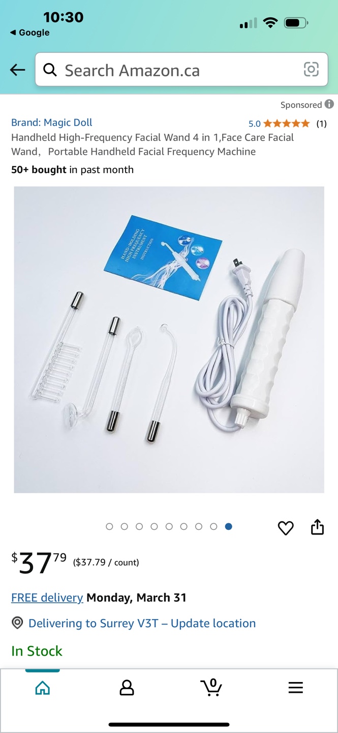 Magic Doll High-Frequency Facial Wand - photo 4