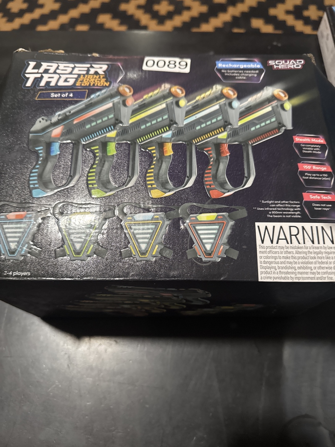Squad Hero Laser Tag Set of 4
