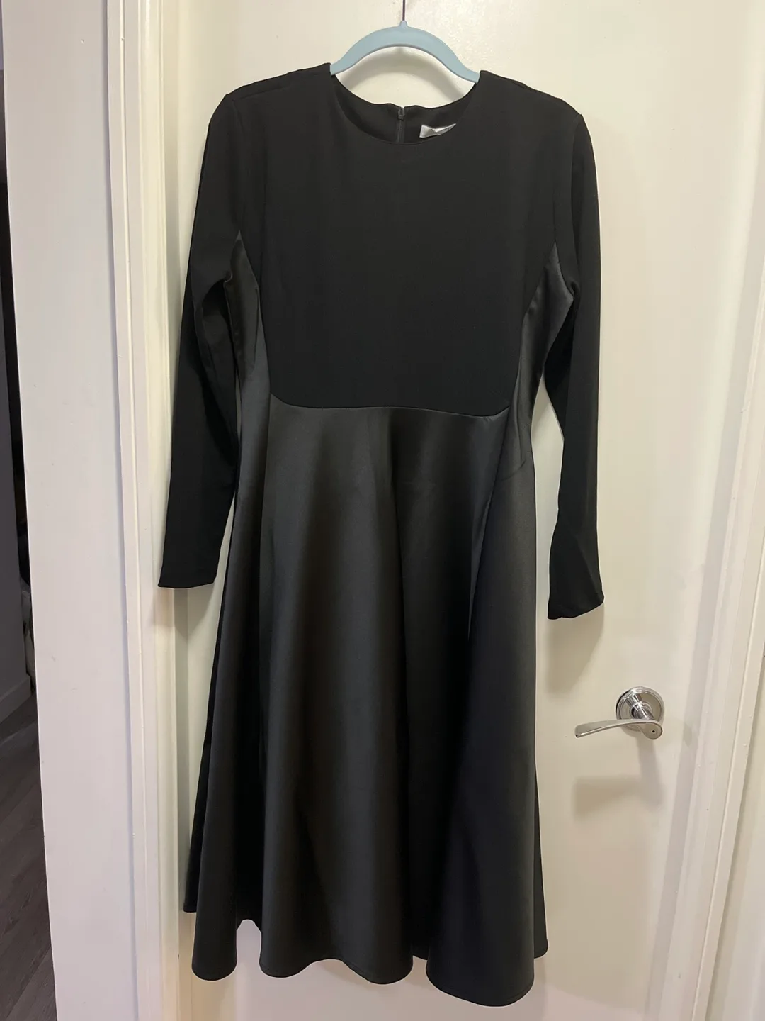 Black Fit and Flare Midi Dress thumbnail