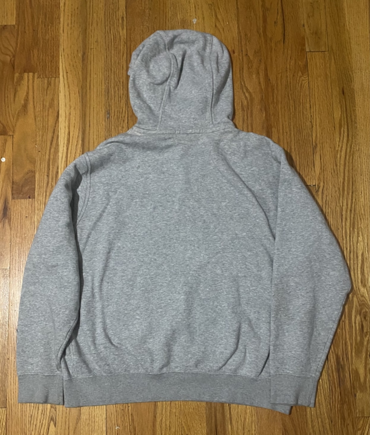 Nike Classic Storm Grey Logo Hoodie – Size L - photo 2