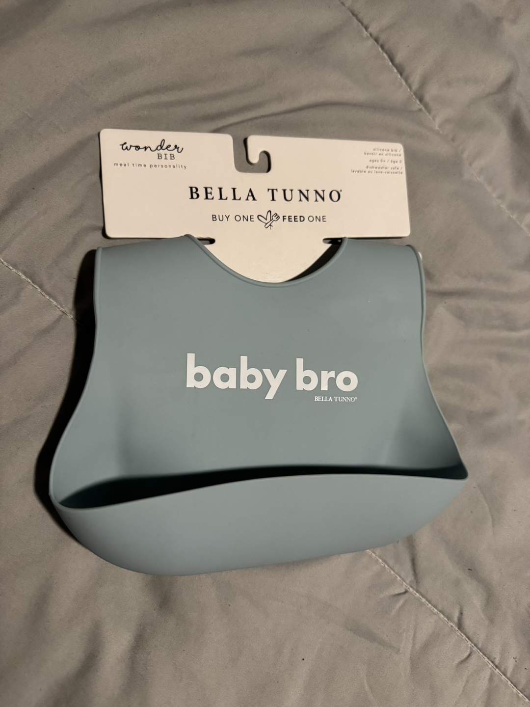 Bella Tunno Baby Bro Wonder Bib - Silicone