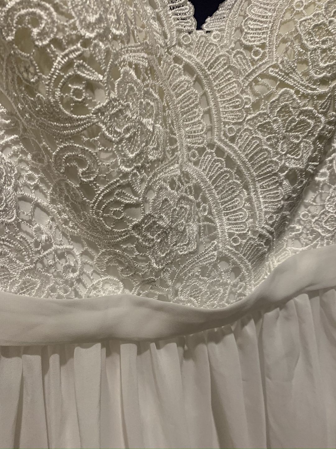 Elegant Long Sleeve Lace Wedding Guest Dress - photo 3