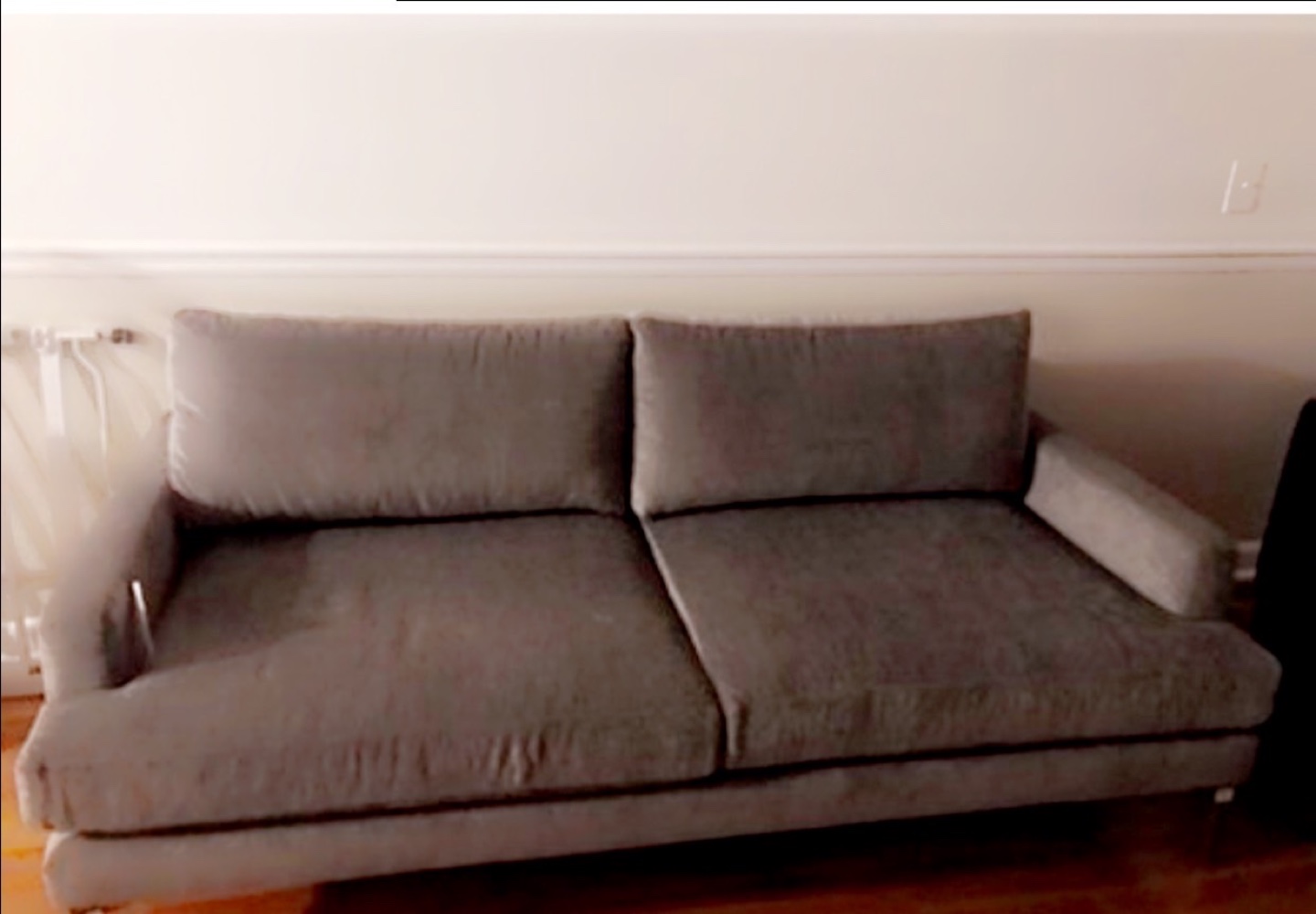 West Elm Andes Sofa performance fabric like new - photo 2