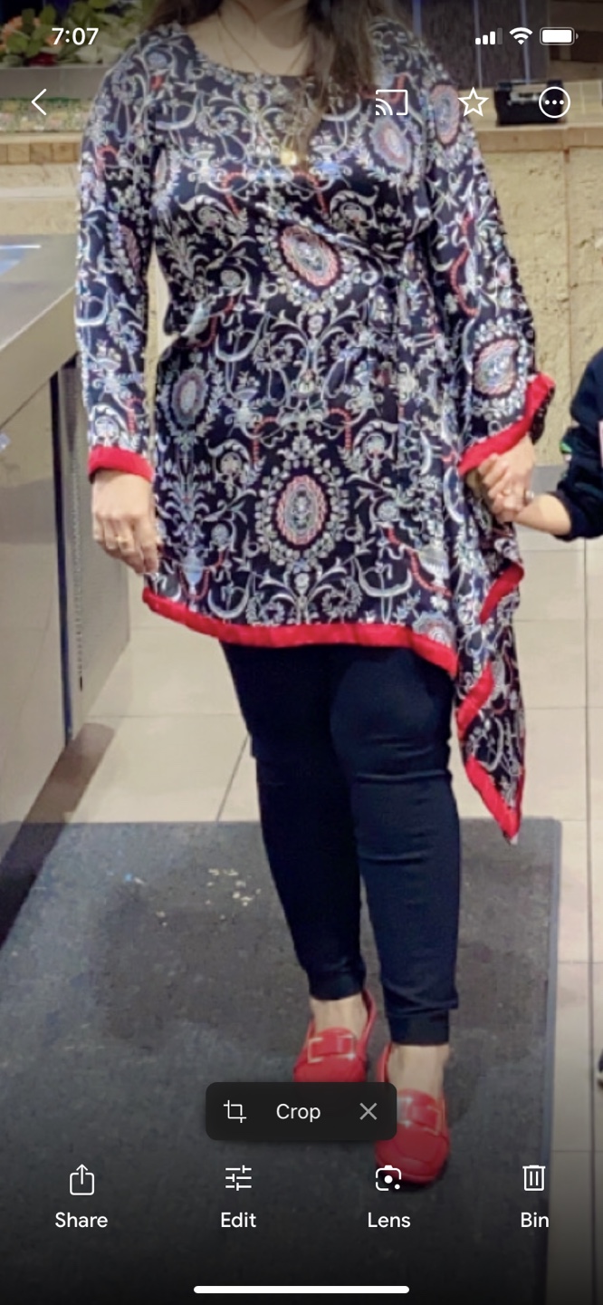 Women's western style silk  TOP