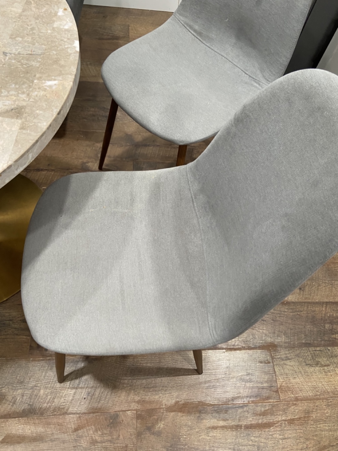 Four Grey Chairs