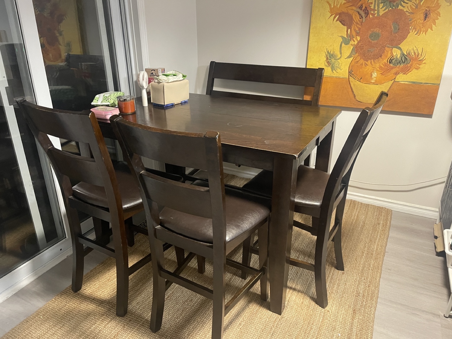 Dining Table Set with chairs for 6