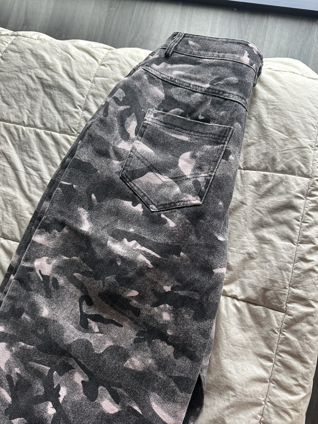 Pink and Grey Camo Jeans - photo 4