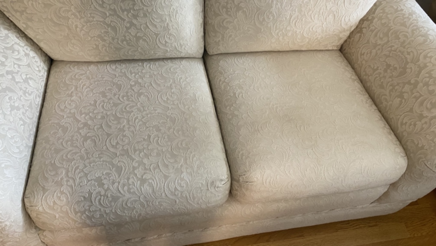 Off-white loveseat - photo 2
