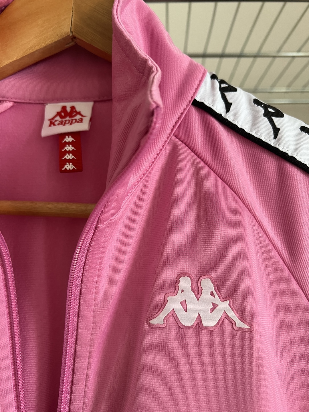 Kappa Pink Track Jacket - Small Slim Fit - photo 3