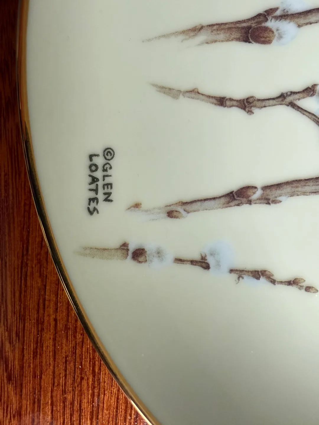 Glen Loates Wildlife Series Plate - Black-capped Chickadees image indicator(2)