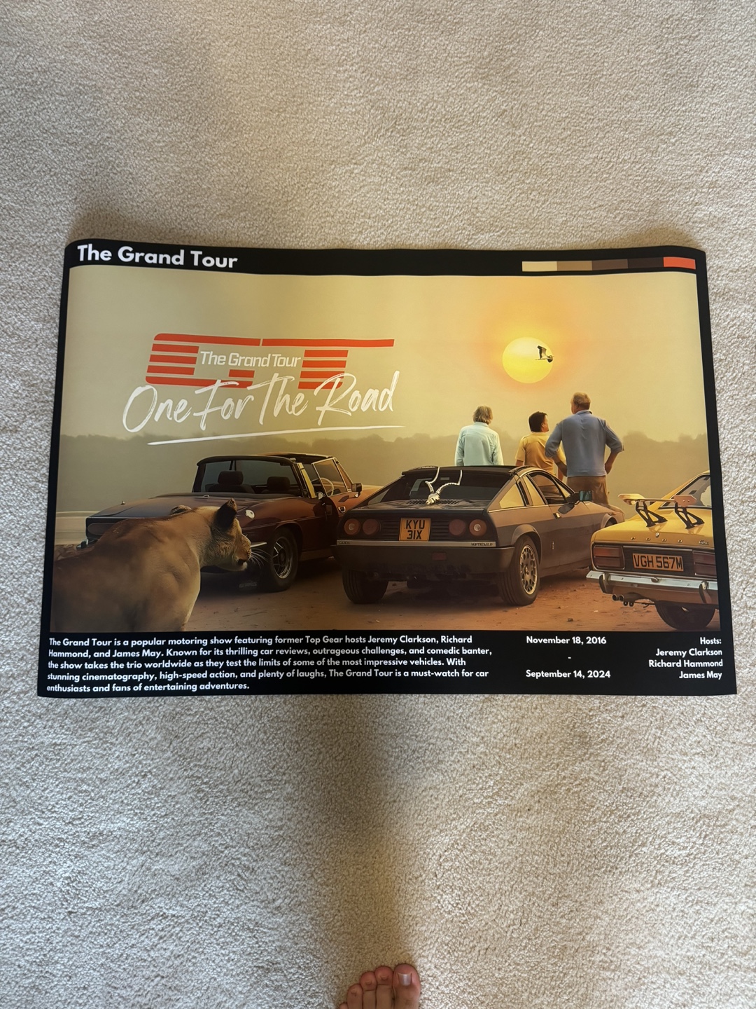 The Grand Tour: One For The Road Poster