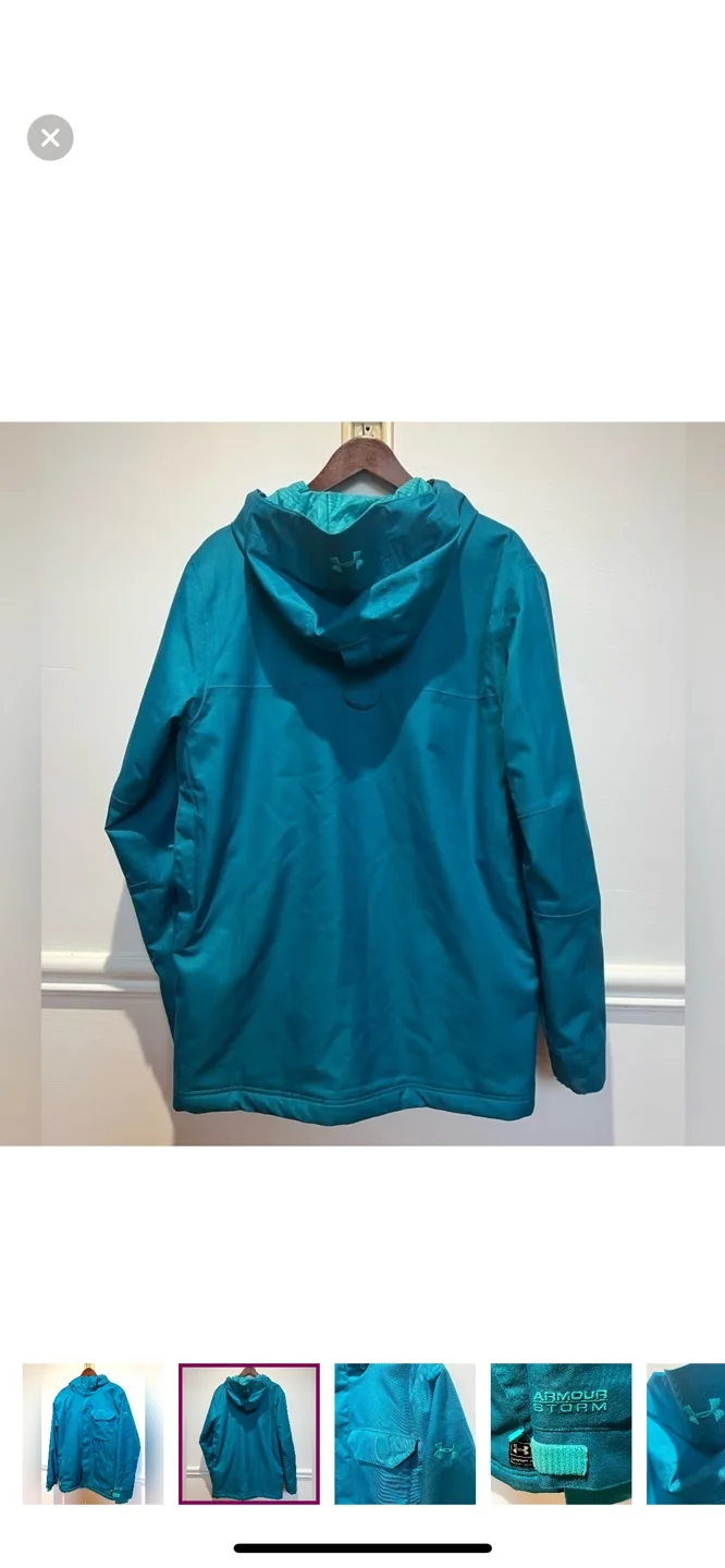 Under Armour Storm Jacket Teal Size Small image indicator(3)