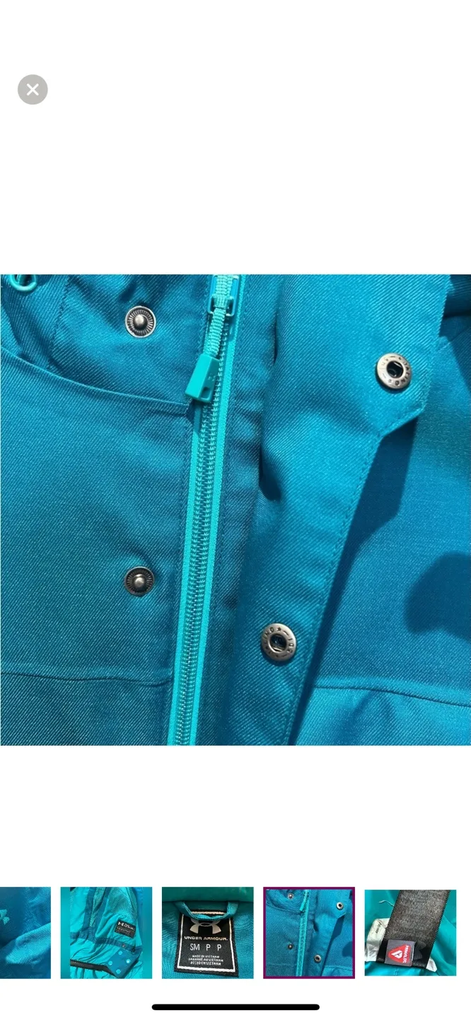 Under Armour Storm Jacket Teal Size Small image indicator(9)