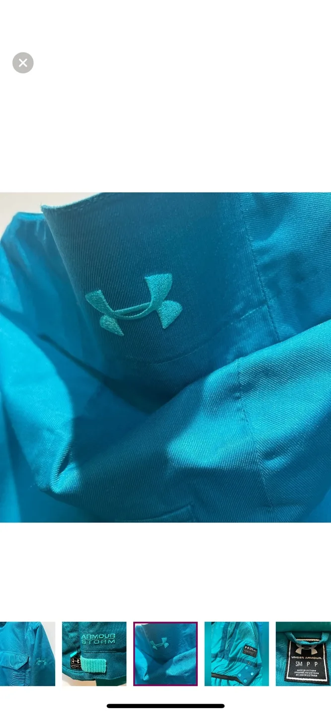 Under Armour Storm Jacket Teal Size Small image indicator(8)