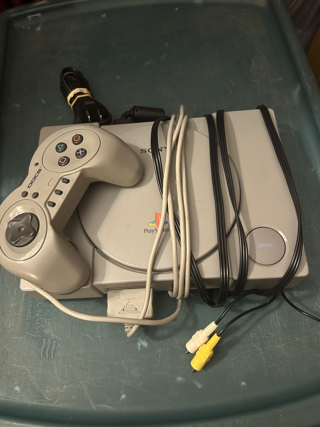 Sony Playstation 1 Console with Controller and Cables