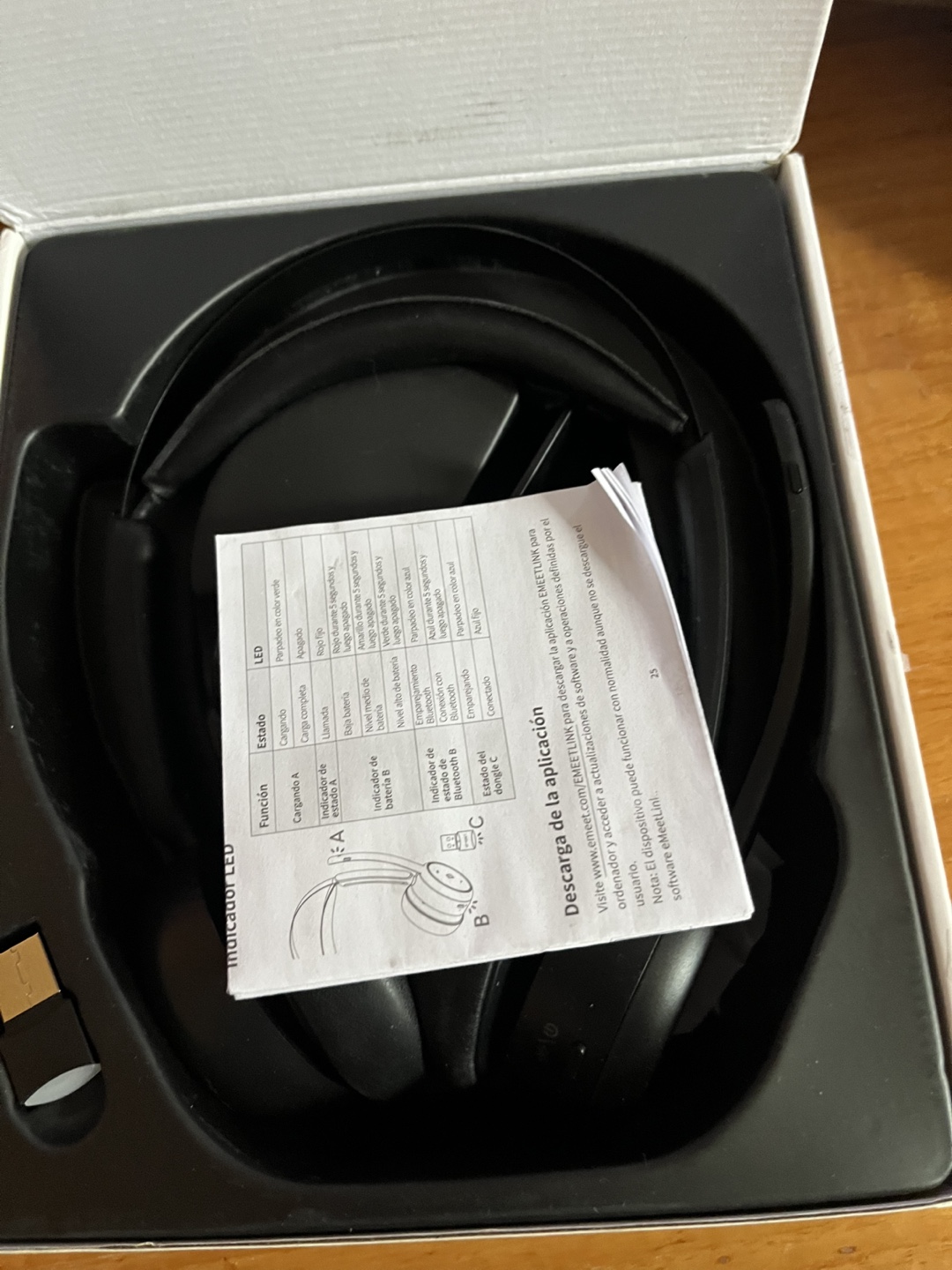 Emeet GeniusCall HS80 Wireless Headset - Noise Cancellation - photo 2