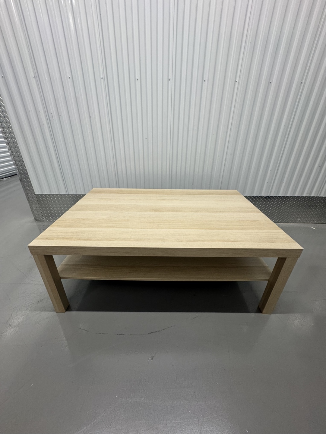 Free deliveryLight Wood Coffee Table with Shelf