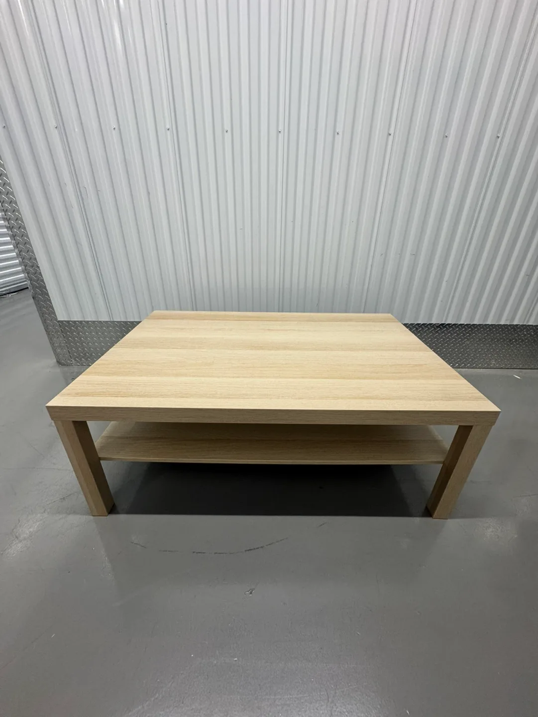 Free deliveryLight Wood Coffee Table with Shelf thumbnail
