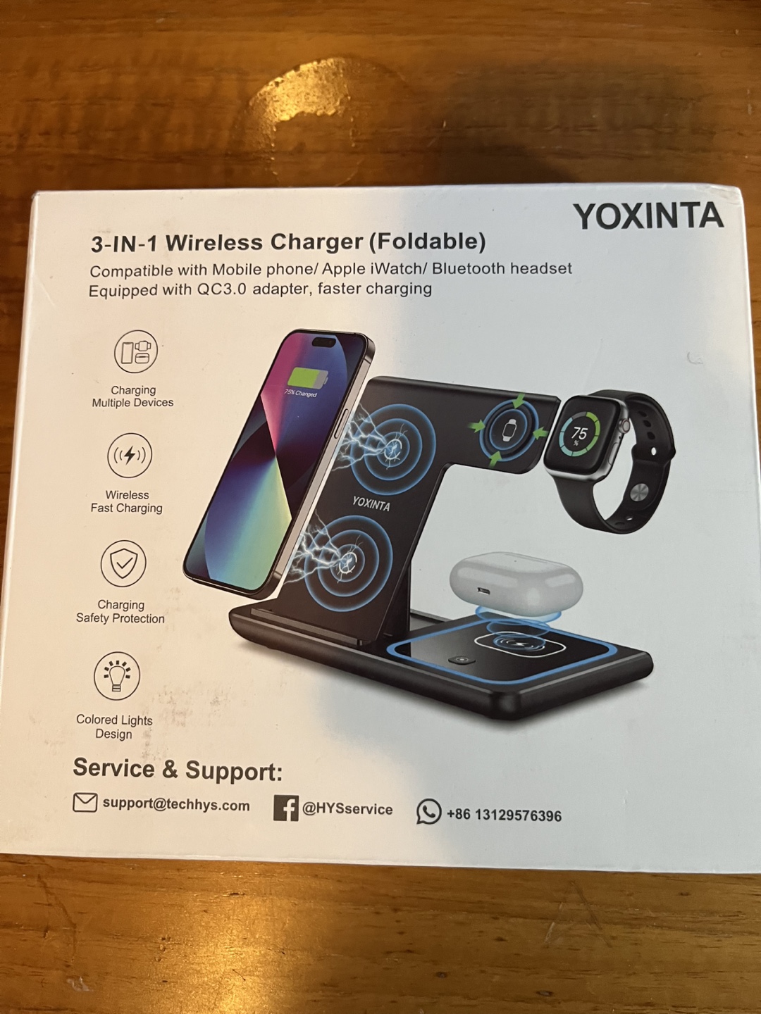 3-in-1 Foldable Wireless Charger