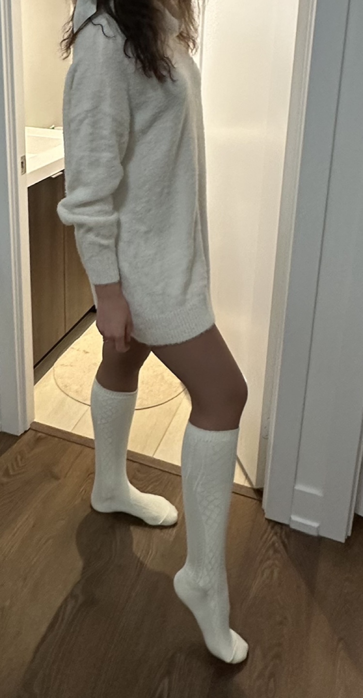 ONLY Sweater Dress + Socks