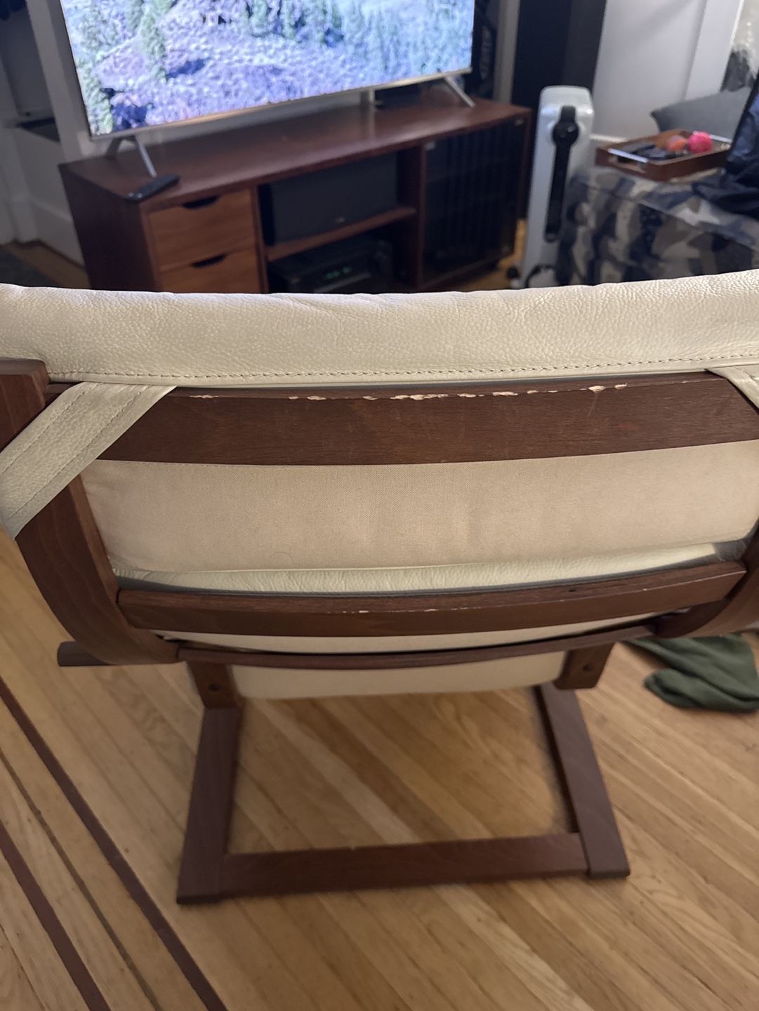 IKEA POÄNG Armchair and Footstool - photo 2