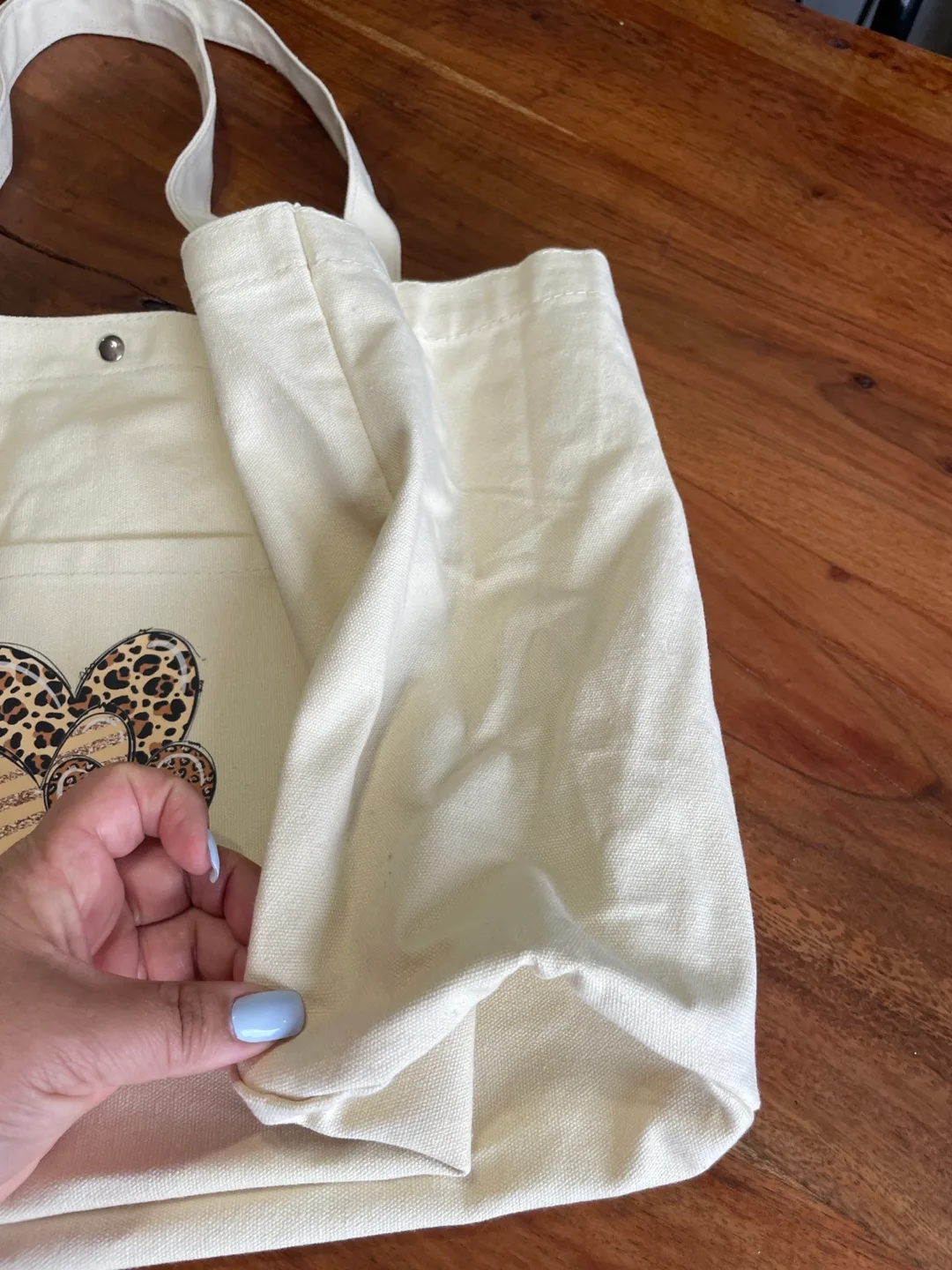 Large canvas tote bag image indicator(4)