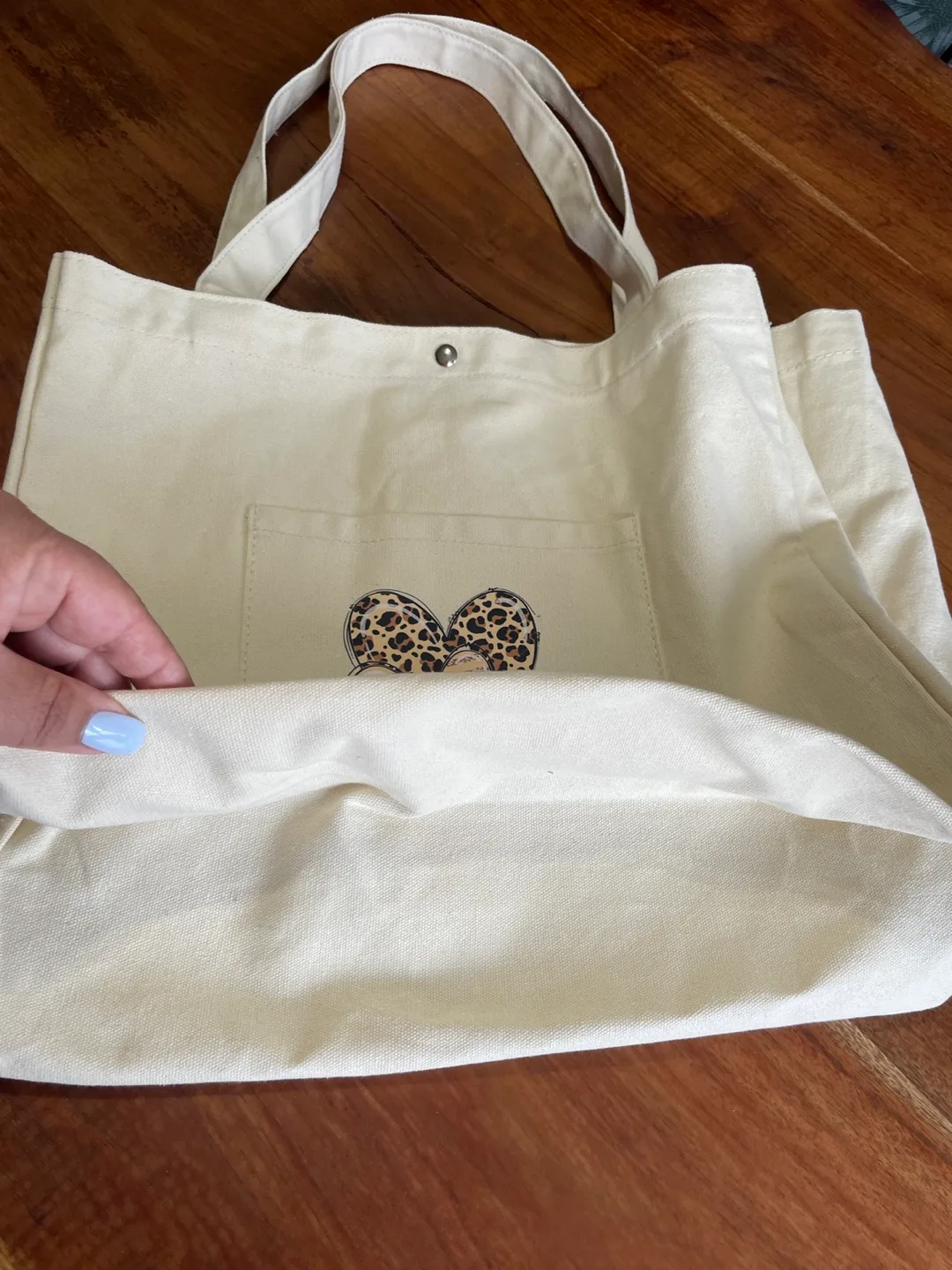 Large canvas tote bag image indicator(5)