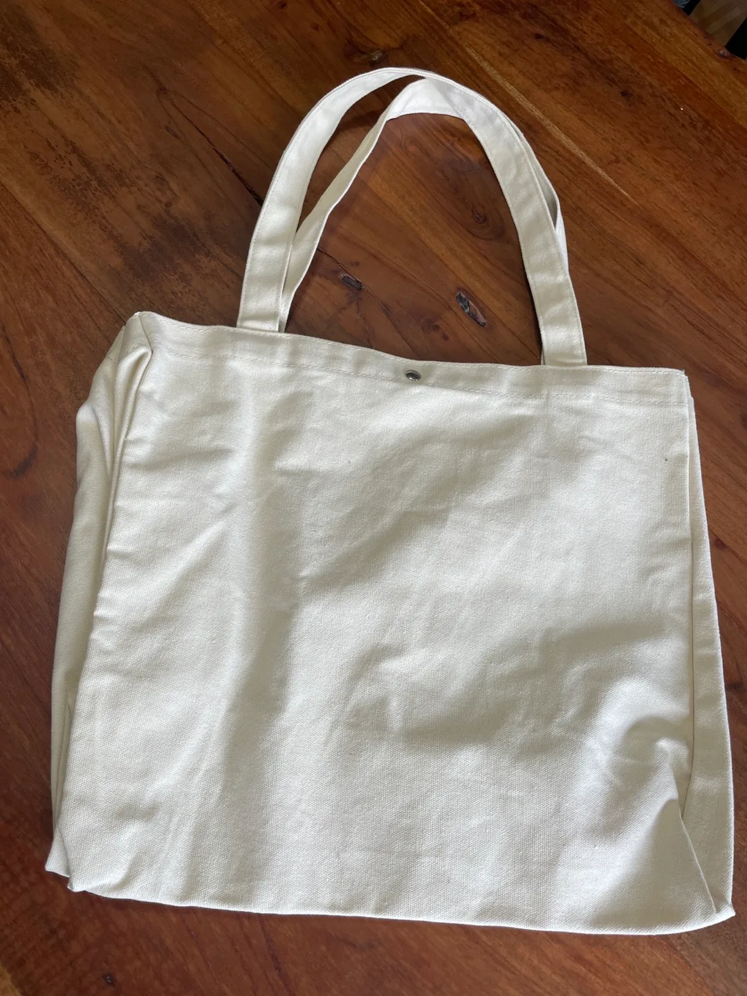 Largecanvas tote bag heart 💜 print image indicator(5)