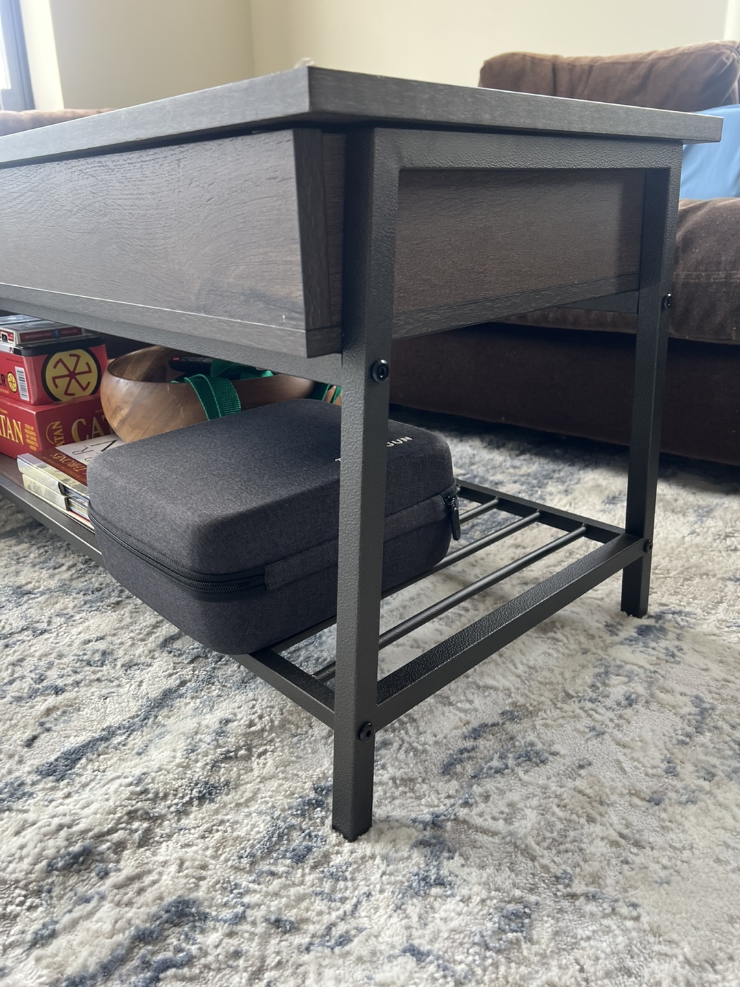 Lift-Top Coffee Table with Storage - photo 4