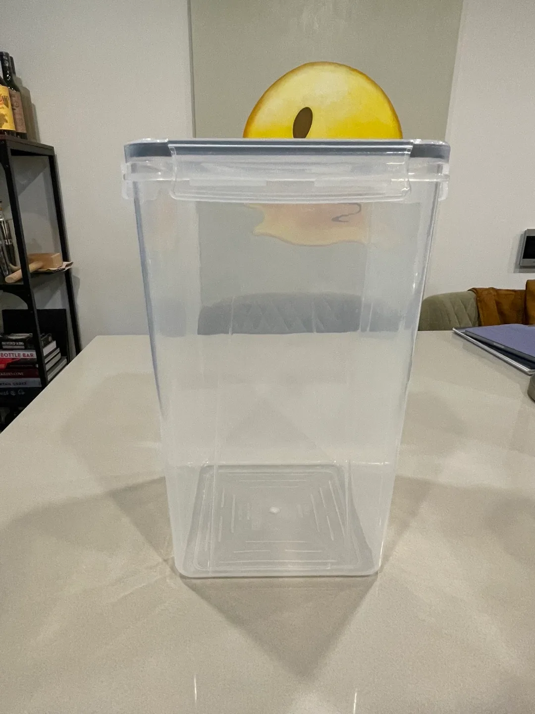 6.5L Clear Plastic Storage Container with Lid thumbnail