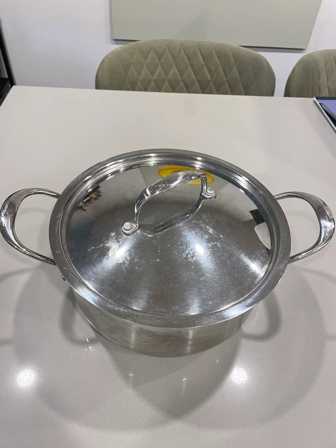 Stainless Steel Stock Pot with Lid image indicator(2)