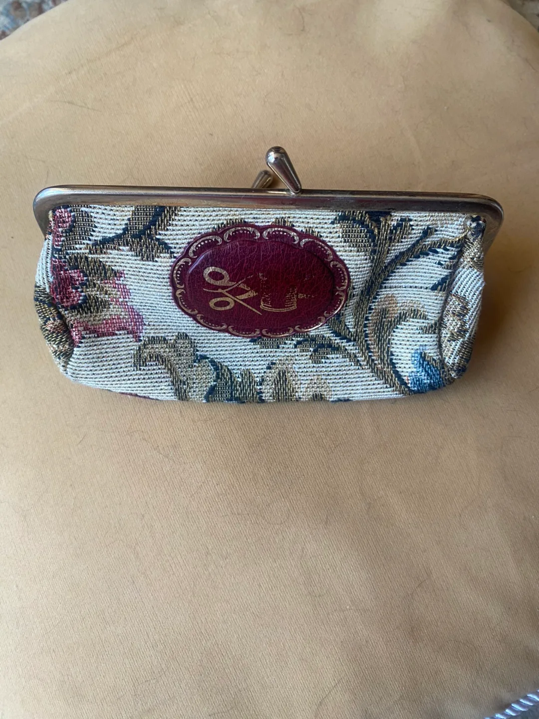 Vintage Floral Coin Purse Made in England thumbnail