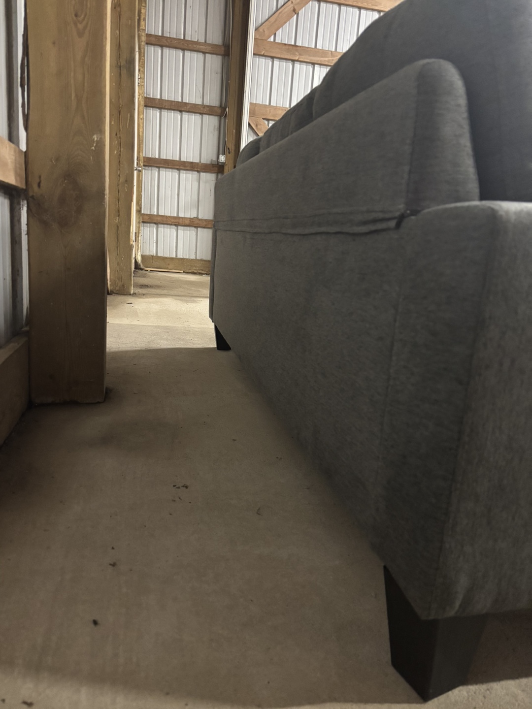 Grey Sectional Sofa with Cup Holders - photo 4
