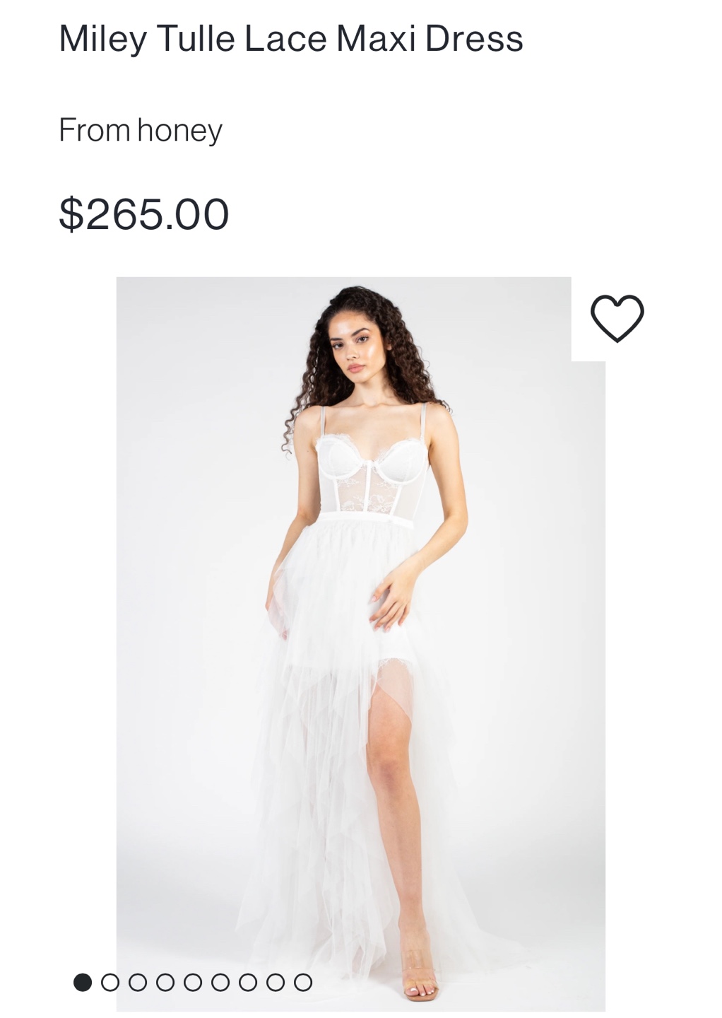 klesis Miley Tulle Lace Maxi Dress - photo 4