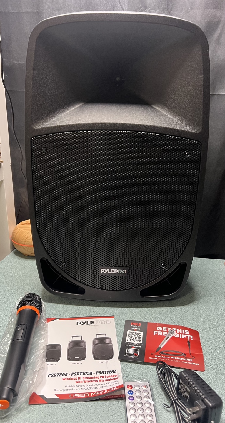 Pyle Pro PSBT125A Portable PA Bluetooth Speaker