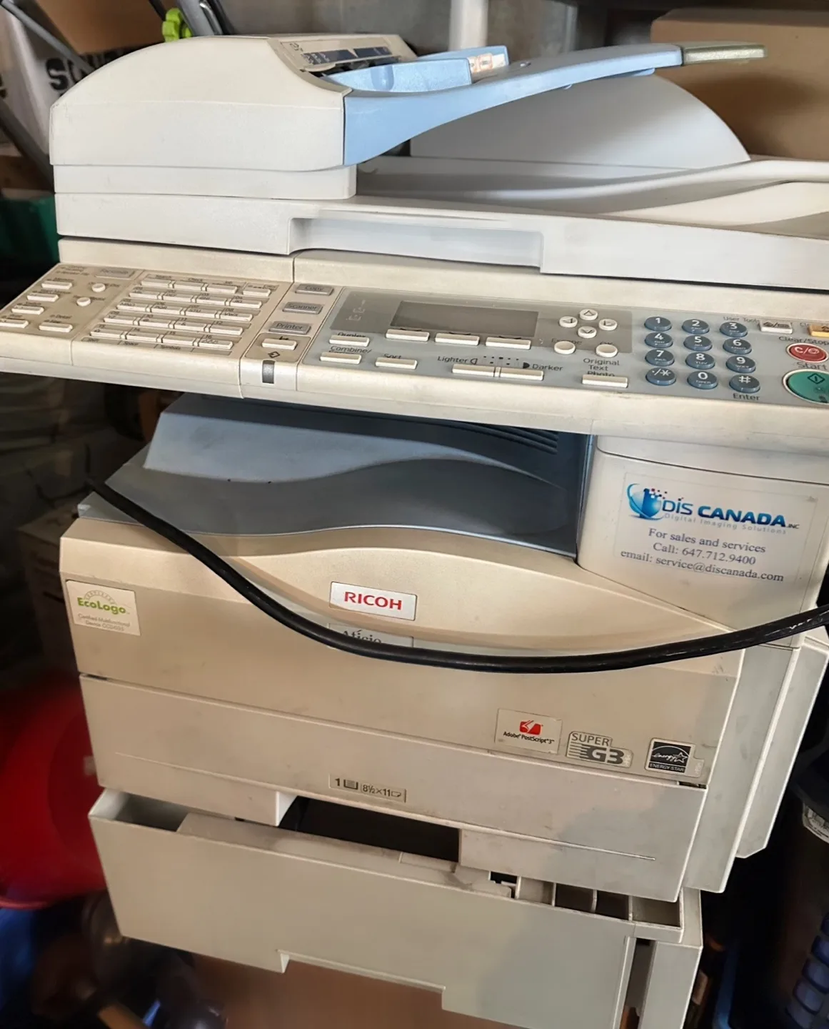 Commercial grade printer , copier , scanner & fax machine thumbnail