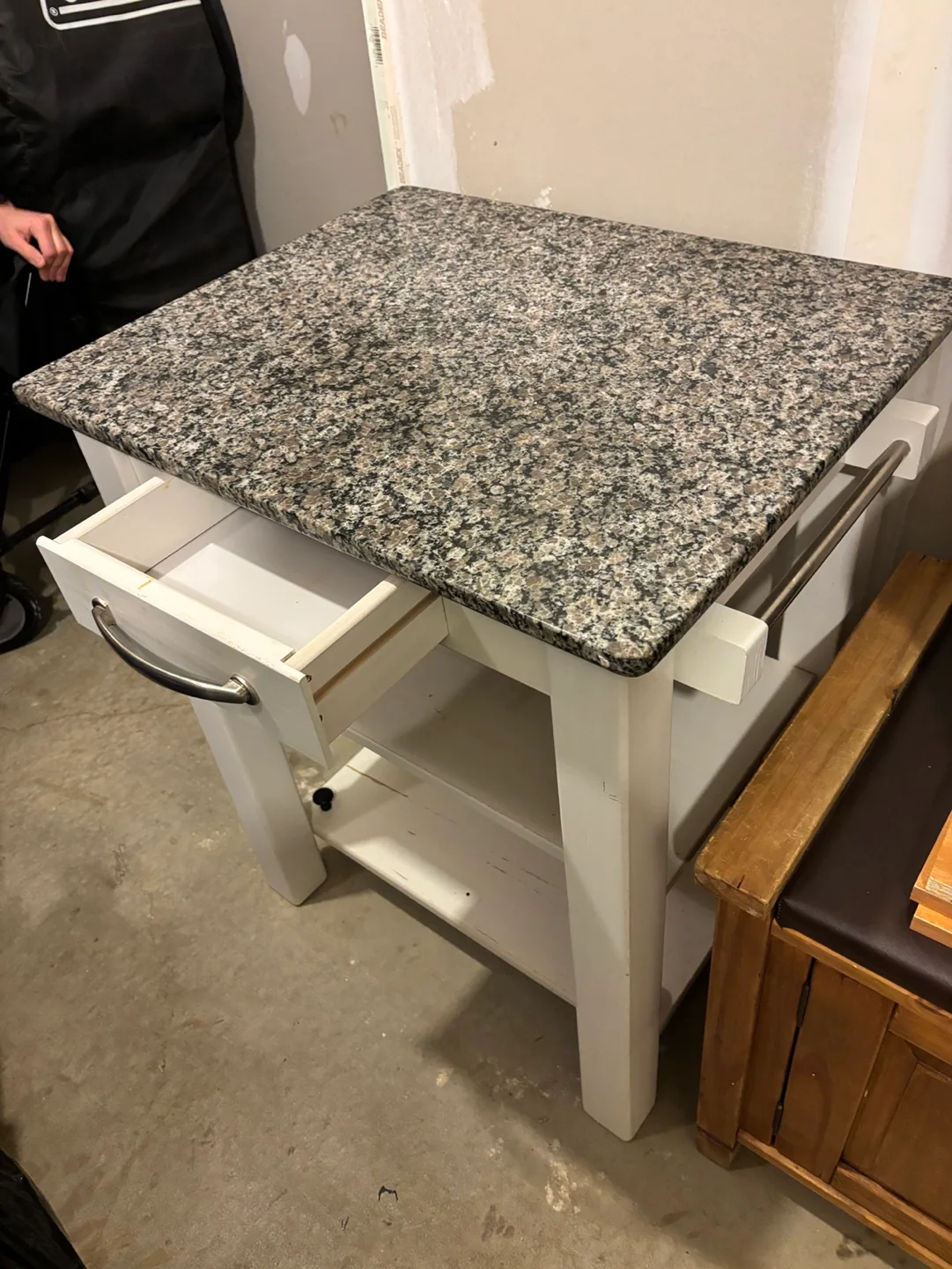 Granite Top Kitchen Island/Cart image indicator(2)