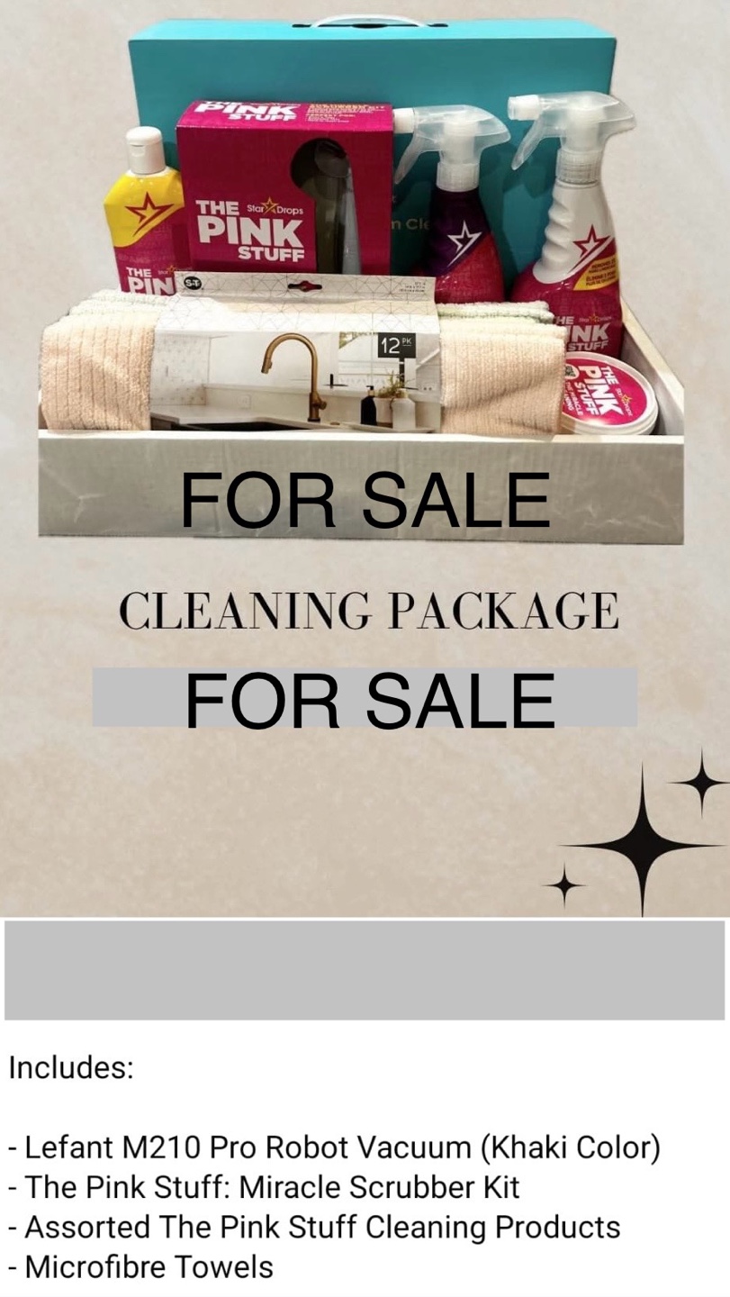 FS: Cleaning Package - Robot Vacuum, Pink Stuff & More!